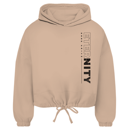 ETERNITY Damen Cropped Oversize Hoodie (Front-&Backprint)