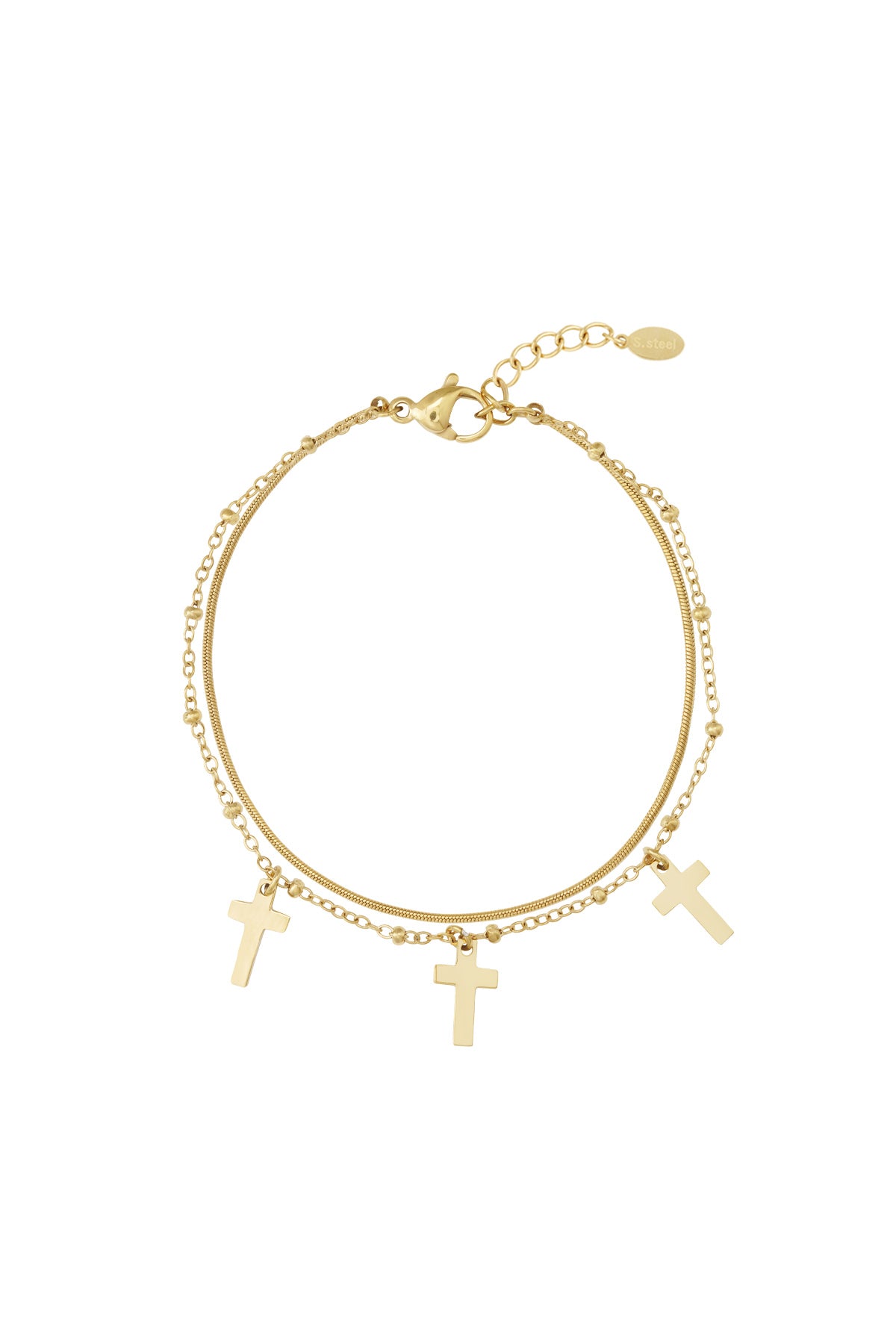   Charm Bracelets Cross Casual Daily Simple Series Women's jewelry